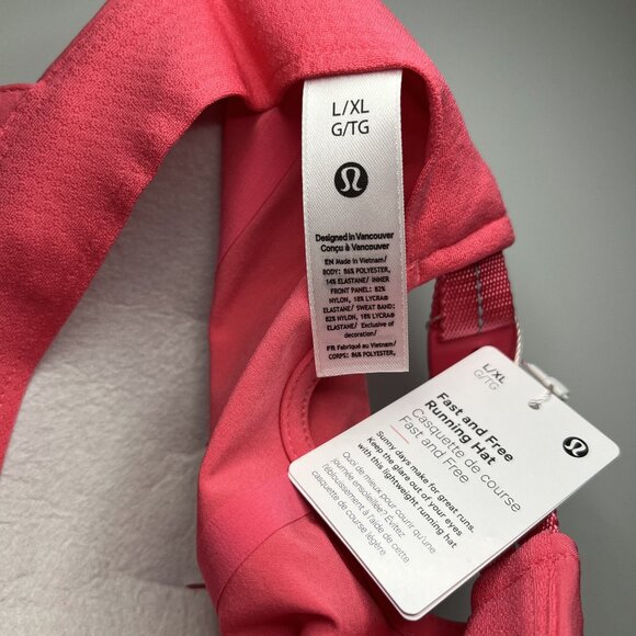 Lululemon Glaze Pink Running Hat - Picture 7 of 8